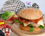 รูปขั้นตอนการทำที่ 14 ของ แฮมเบอร์เกอร์กิมจิแครอท