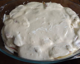 Foto del paso 3 de la receta: Fantasía de bizcochos rosados, fruta y crema de queso