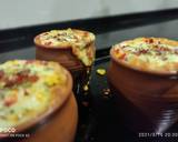 कुल्हड पिज़्ज़ा)kulhad pizza recipe in hindi) रेसिपी चरण 9 फोटो
