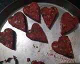 A picture of step 2 of Beetroot heart shape cutlet.