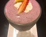 Hình bước làm 2 của món Blueberry & Banana Smoothie (Việt Quất& Chuối)