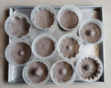 Foto langkah ke 5 dari resep Bolu Ketan Hitam Keju Lumer.