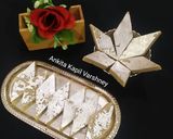 A picture of step 4 of Kaju Katli.