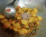 A picture of step 4 of Aloo Moongre ki Sabzi.