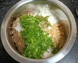A picture of step 2 of Suran Bhajiya & Spicy Peanut - Coriander Yoghurt Dip (Vrat Special).