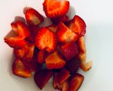 A picture of step 1 of Strawberry & Lemon Cake! 🍓🍋.