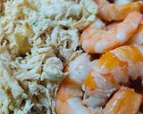 Foto del paso 2 de la receta: De re"chupe"te de pollo y langostinos