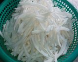 Hình bước làm 1 của món Mứt dừa ngũ sắc