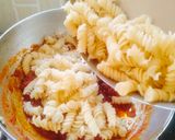 A picture of step 3 of Red sauce pasta (cheese red sauce pasta).