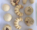 Foto langkah ke 4 dari resep Roti Unyil (ulen manual).