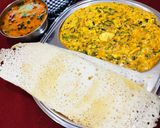 A picture of step 5 of Cheese- Paneer ghotala dosa.
