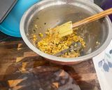 A picture of step 1 of Pergedel Jagung in spring rolls.