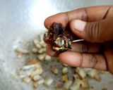 A picture of step 3 of Black sesame seeds thuvaiyal.