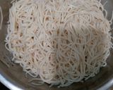 A picture of step 1 of Noodles nest.