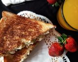 Foto langkah ke 8 dari resep Sandwich Mac and Cheese (Eggless).