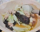 รูปขั้นตอนการทำที่ 3 ของ ต้มจืดสาหร่ายหมูสับผักกาดขาว