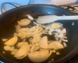 A picture of step 4 of Pork Katsu Curry.