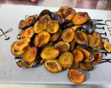 Une image de l'étape 1 de Compote de pommes, quetsches et prunes d’ente à la vanille.