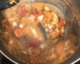 A picture of step 3 of Roast cauliflower and chicken curry 🍛.