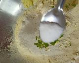 A picture of step 3 of Rajasthani Tikkad.