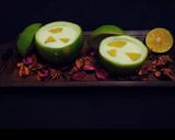 A picture of step 7 of Sweet lime Phirni Panacotta.