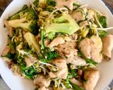 รูปขั้นตอนการทำที่ 5 ของ อกไก่ผัดผัก ปรุงน้อย