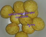 Foto langkah ke 4 dari resep MPASI bola bola tahu mix wortel.