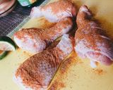 A picture of step 1 of Sweet sticky oven baked drumsticks.