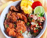Foto langkah ke 4 dari resep Ayam Krispi Sambal Matah Rice Bowl.