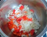 A picture of step 2 of Lamb Keftas in Tomato and Shawarma Sauce.