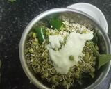 A picture of step 2 of Suji Sprouts Sandwich Dhokla.