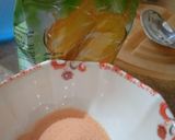 A picture of step 1 of Mango Slush.