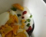 A picture of step 3 of Boiled egg sandwich.