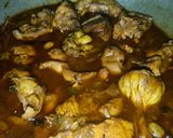A picture of step 1 of Chicken Curry/Chicken Garlic Masala.