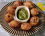 A picture of step 3 of Sago Appe/Sabudana Vada.