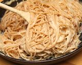 Carbonara spagetti recept fázis 6 fotója