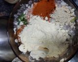 A picture of step 3 of Rice pakora.