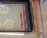 A picture of step 2 of Parmesan Tuille Biscuits.