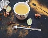A picture of step 2 of Turmeric detox shots.