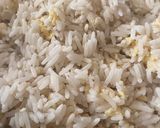 A picture of step 3 of Chinese beef fried rice.