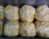 Foto langkah ke 6 dari resep Roti Sobek Labu Kuning (Tanpa Telur).