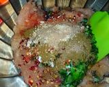 A picture of step 4 of Chicken burger petties.