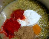 A picture of step 1 of Khatta (Sour) Mung Beans Curry.