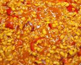 Mexikói rizses "hús" (vegán) recept fázis 3 fotója
