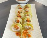 A picture of step 3 of Chinese Cabbage & Chicken Breast Rolls.