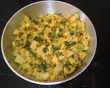 A picture of step 4 of Potato Sabzi.