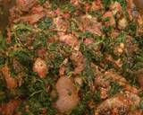 Efo Riro(miyar soyaye alayaho) and tuwo shikafa recipe step 5 photo