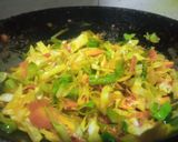 A picture of step 4 of Cabbage Mix Veg.
