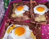 Une image de l'étape 5 de Galette de sarrasin complète au jambon raclette bacon 🥓 œuf.