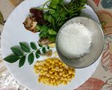 A picture of step 1 of Chana dal Coconut Chutney.